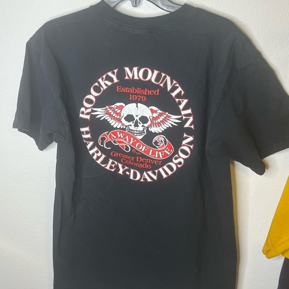 Rocky Mountain Harley Davidson T shirt size Large - Picture 1 of 6